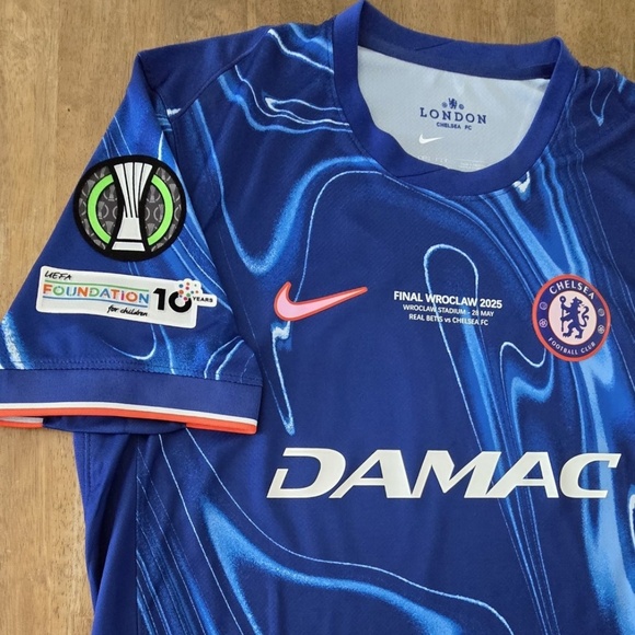 2024/25 Nike Chelsea FC #20 PALMER UEFA Conference Cup Winner Jersey FN8… - Picture 4 of 11